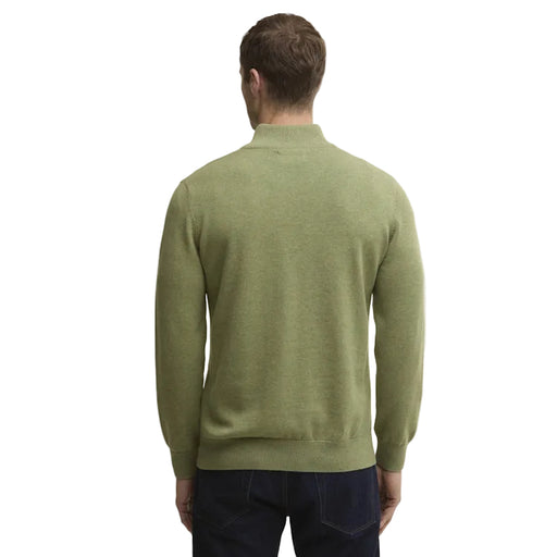 Barbour Cotton Half Zip Knitted Jumper - Laurel Green
