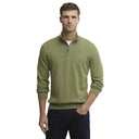 Barbour Cotton Half Zip Knitted Jumper - Laurel Green