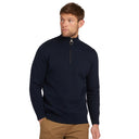 Barbour Cotton Half Zip Sweater - Navy