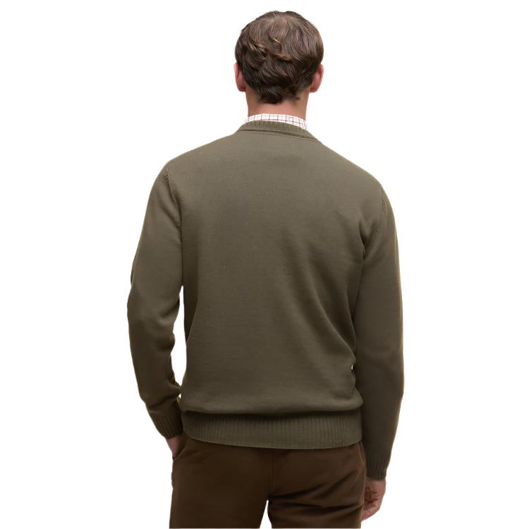 Barbour Kelson Crew Neck Sweater - Olive