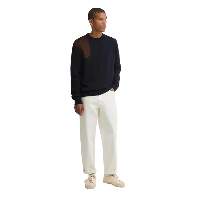 Barbour Whitworth Crew Neck Sweater - Dark Navy