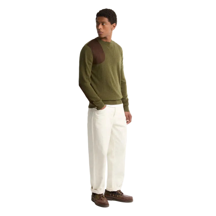Barbour Whitworth Crew Neck Sweater - Sage