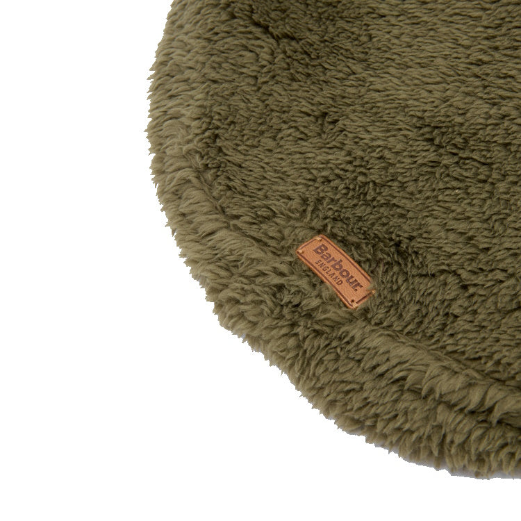 Barbour Brindle Fleece Dog Jumper - Olive 