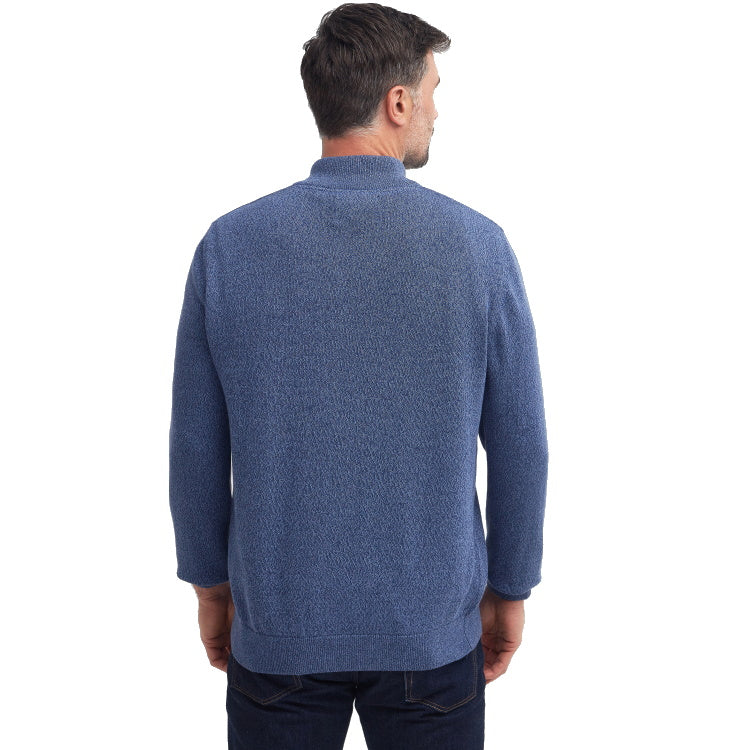Barbour Whitfield Half Zip Sweater - Navy