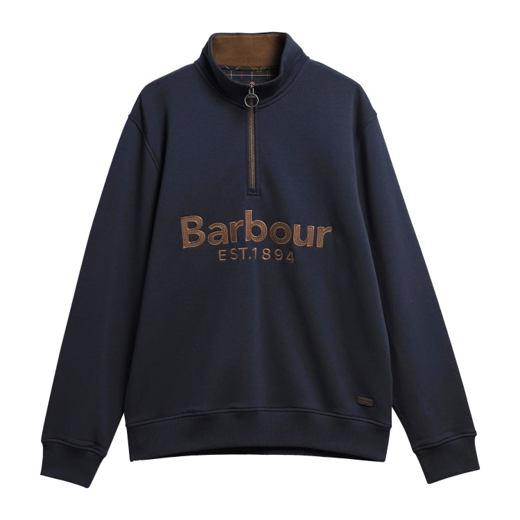 Barbour Fosse Half Zip Sweater - Navy
