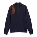 Barbour Whitworth Half Zip Sweater - Dark Navy