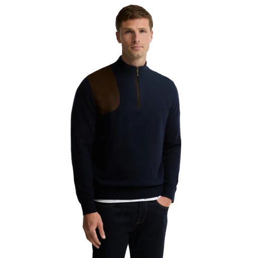 Barbour Whitworth Half Zip Sweater - Dark Navy