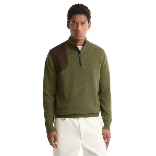 Barbour Whitworth Half Zip Sweater - Sage