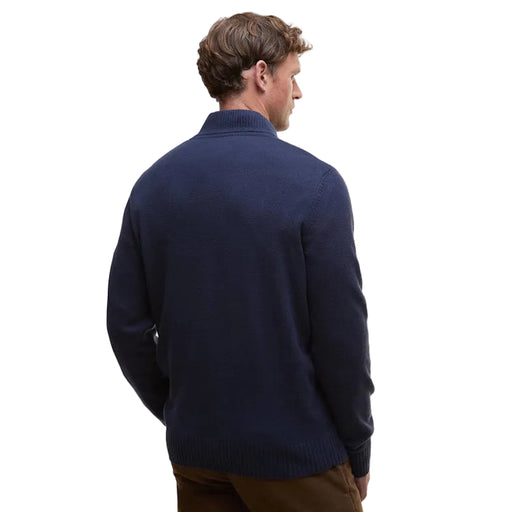 Barbour Kelson Quarter Zip Knitted Jumper - Navy