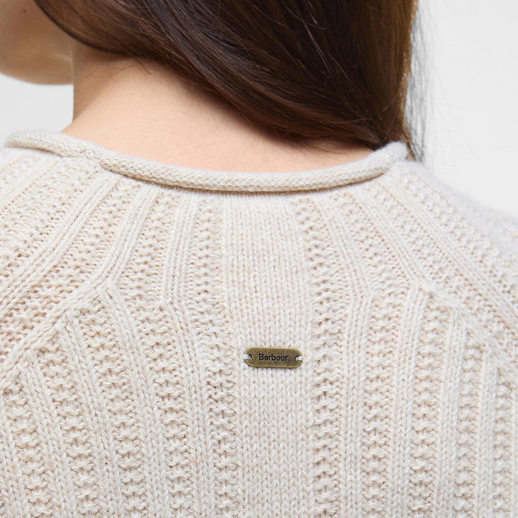 Barbour Ladies Bamburgh Knitted Jumper - Birch
