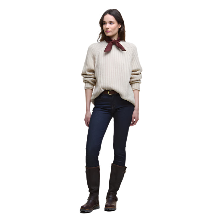 Barbour Ladies Bamburgh Knitted Jumper - Birch