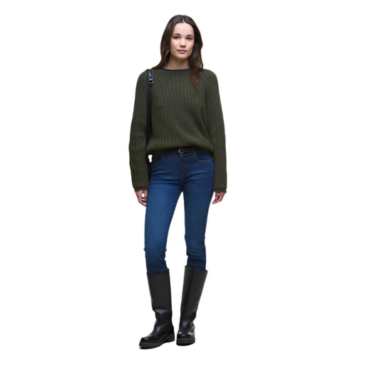 Barbour Ladies Bamburgh Knitted Jumper - Olive