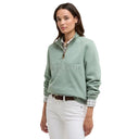 Barbour Ladies Cynthia Half Zip Sweatshirt - Blue Sage