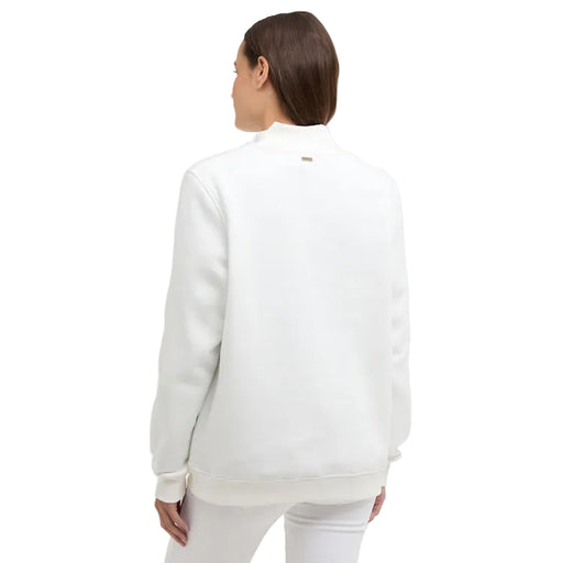 Barbour Ladies Cynthia Half Zip Sweatshirt - Cloud