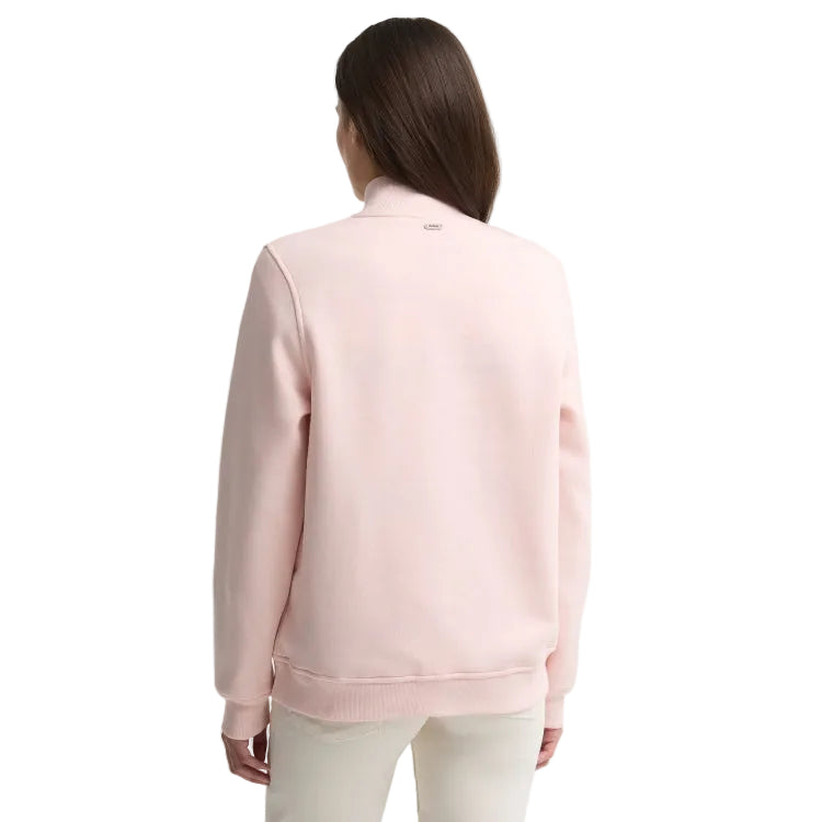 Barbour Ladies Cynthia Half Zip Sweatshirt - Pink Blush