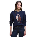 Barbour Ladies Homeswood Knitted Jumper - Navy