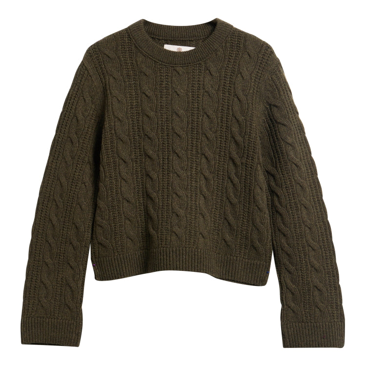 Barbour Ladies Joan Knit - Olive