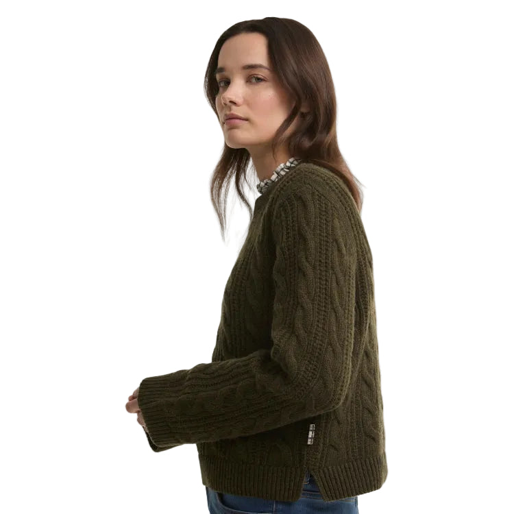 Barbour Ladies Joan Knit - Olive