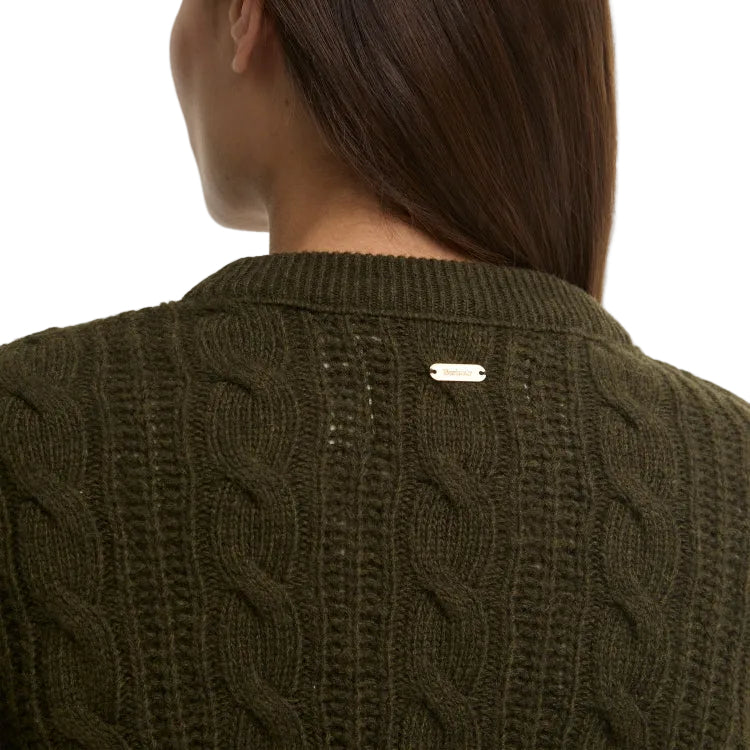 Barbour Ladies Joan Knit - Olive