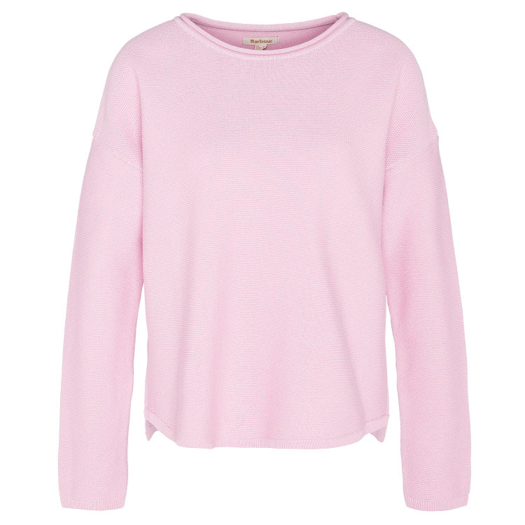 Barbour Ladies Marine Knitted Jumper - Mallow Pink