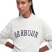 Barbour Ladies Northumberland Sweatshirt - Cloud/Navy
