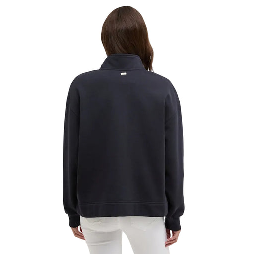 Barbour Ladies Zaria Half Zip Sweatshirt - Dark Navy