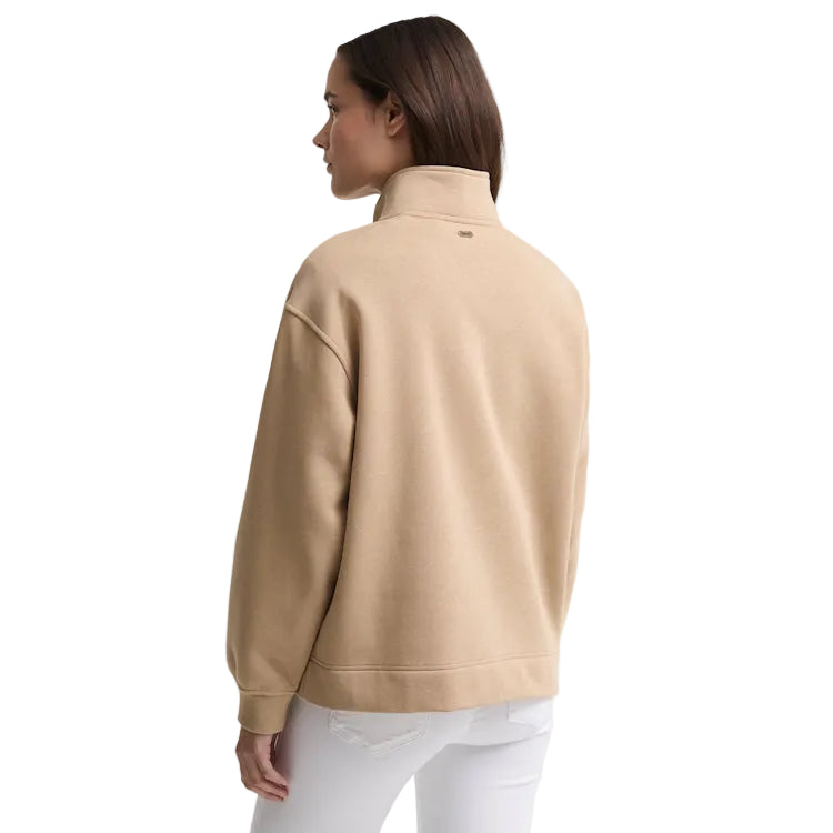 Barbour Ladies Zaria Half Zip Sweatshirt - Warm Trench