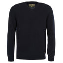 Barbour Nelson Essential V Neck Sweater - Navy