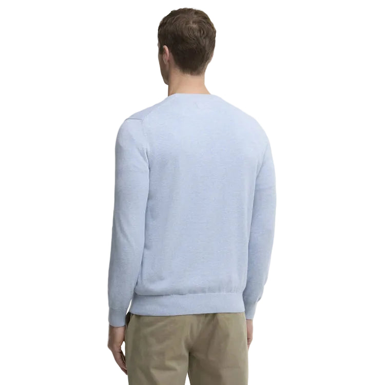 Barbour Pima Cotton Crew Neck Sweater - Blue Haze
