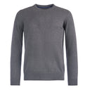 Barbour Pima Cotton Crew Neck Sweater - Charcoal