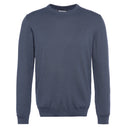 Barbour Pima Cotton Crew Neck Sweater - Navy