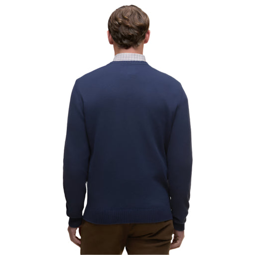 Barbour Kelson V-Neck Knitted Sweater - Navy