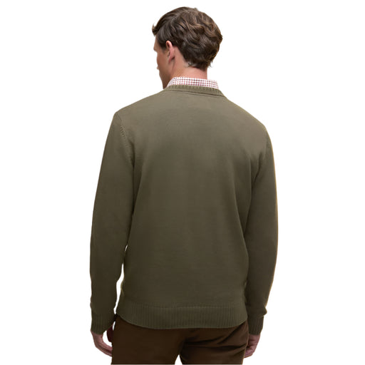 Barbour Kelson V-Neck Knitted Sweater - Olive