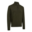 Deerhunter Harrington 1/2 Zip Knit Sweater - Forest Ember Melange
