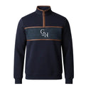 Gunner and Hound Unisex Tweed 1/4 Zip Sweater - Navy