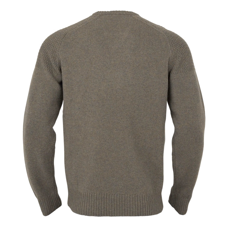 Harkila Vincent Merino V Neck Pullover - Dark Sand