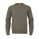 Harkila Vincent Merino V Neck Pullover - Dark Sand