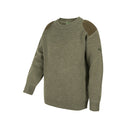 Hoggs of Fife Junior Melrose Hunting Pullover - Soft Marled Green