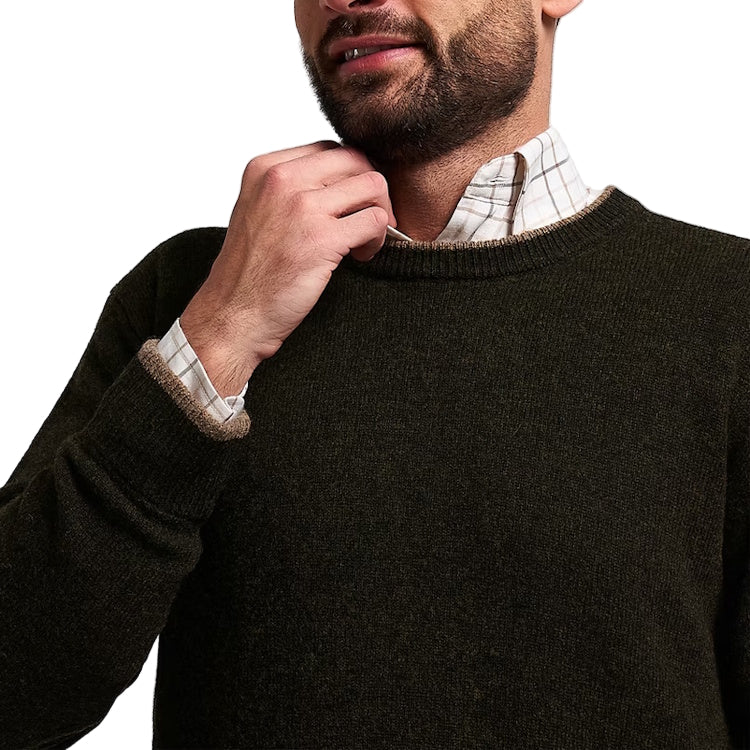 Jack Pyke Ashcombe Crew Neck Sweater - Dark Olive