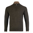Jack Pyke Ashcombe Zip Neck Sweater - Dark Olive