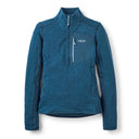 Rab Ladies Ascendor Light Pull-On Sweater - Tempest Blue