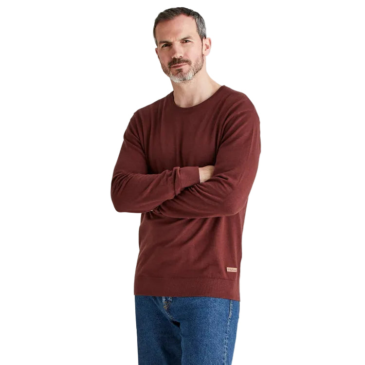 Ridgeline Hartland Crew - Oxblood