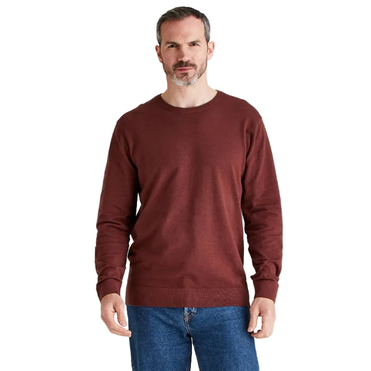 Ridgeline Hartland Crew - Oxblood