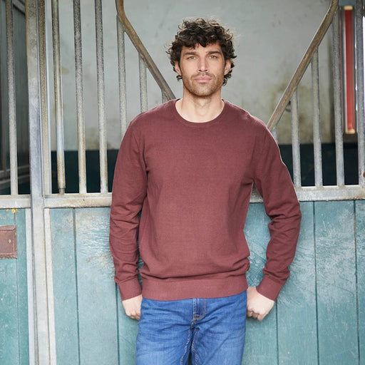 Ridgeline Hartland Crew - Oxblood