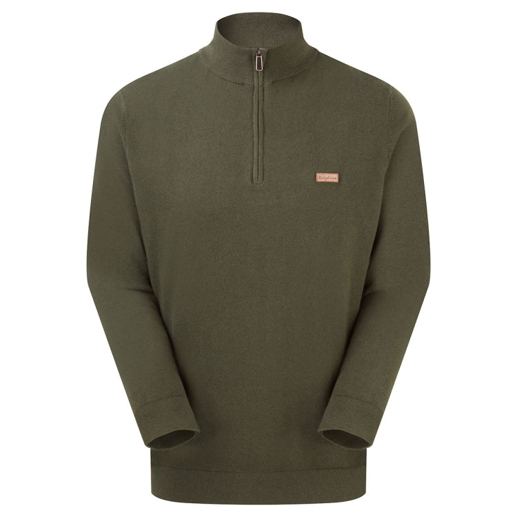 Ridgeline Hartland 1/4 Zip Neck - Deep Forest