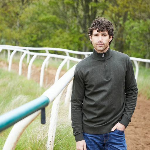 Ridgeline Hartland 1/4 Zip Neck - Deep Forest
