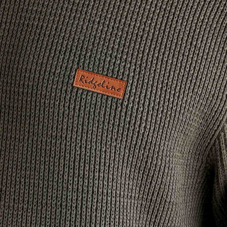 Ridgeline Journeyman Knit Jumper - Moss