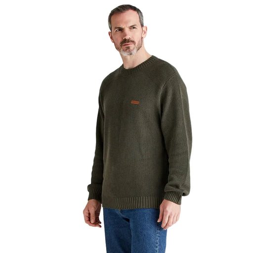 Ridgeline Journeyman Knit Jumper - Moss