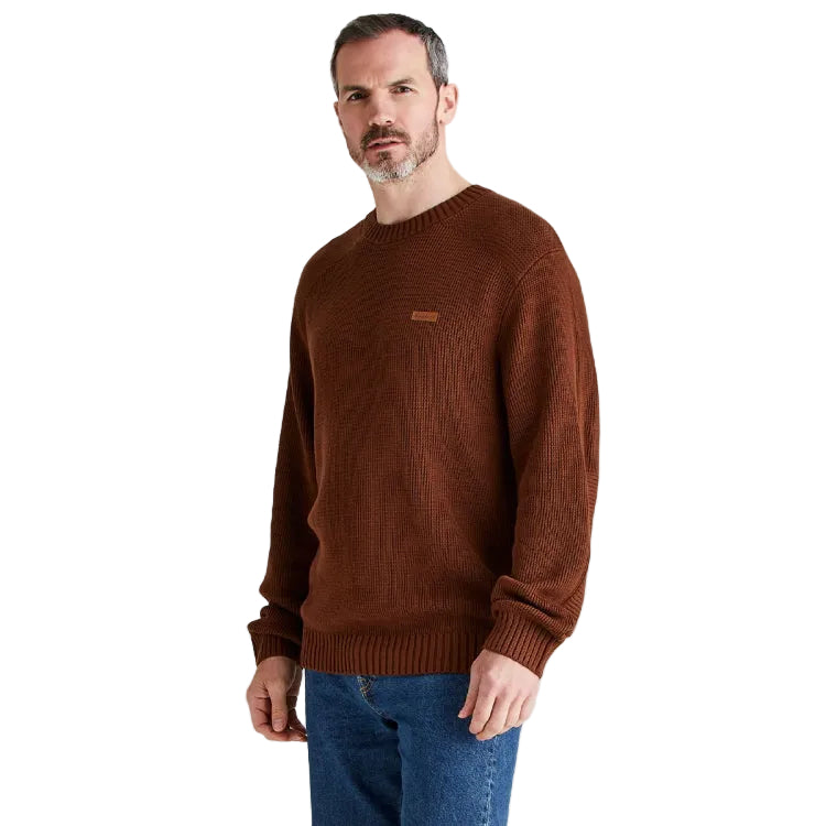 Ridgeline Journeyman Knit Jumper - Nutmeg