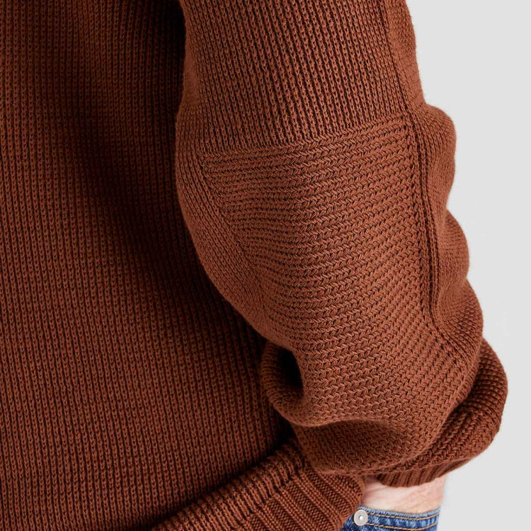 Ridgeline Journeyman Knit Jumper - Nutmeg